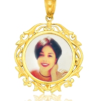 Personalized Photo Pendant  Featuring the Portrait of that Special Someone (s) - SKU:356-NP98