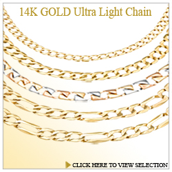 14K Gold Ultra Light Chain