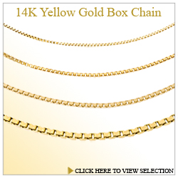 14K Yellow Gold Box Chain