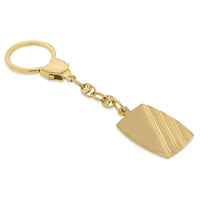 14K Solid Yellow Gold Key Rings 22.0mm Wide - SKU:325-27