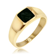 14K Yellow Gold Onyx Ring   - SKU:68-56