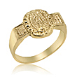 Children's 14K Yellow Gold Virgin Guadalupe Ring  - SKU:72-39