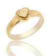 Children's 14K Yellow Gold Heart Ring  - SKU:73-54
