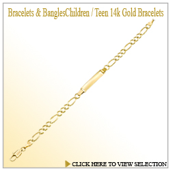 Children/ Teen 14K Gold Bracelets 