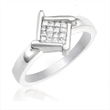 Ladies 14k White Gold Diamond Ring 0.20 ct. - SKU:D2-10