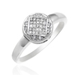 Ladies 14k White Gold Diamond Ring 0.25 ct. - SKU:D2-18