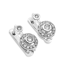 Ladies 14k White Gold Diamond Earrings 0.46 ct. - SKU:D29-04
