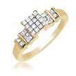 Ladies 14k Yellow Gold Diamond Ring 0.50 ct. - SKU:D03-01