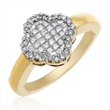 Ladies 14K Yellow Gold Diamond Ring 0.50 ct. - SKU:D04-03