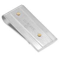 Stainless Steel Money Clip With 18K Gold Accent  - SKU:OK-SMK32