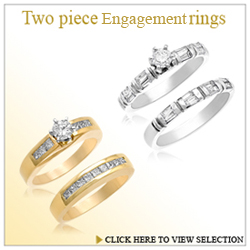 Two Piece Engagement Rings