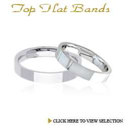 Top Flat Wedding Bands