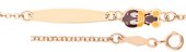 Daffy Duck Bracelet in 14K Yellow Gold - SKU:OKWB17-28