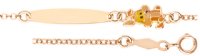 Wile E. Coyote Bracelet in 14K Yellow Gold - SKU:OKWB17-32