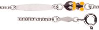 Daffy Duck Bracelet in Sterling Silver - SKU:OKWB18-20