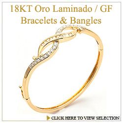 18KT Oro Laminado / GF Bracelets and Bangles