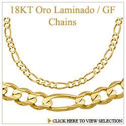 18KT Oro Laminado / 18KT Gold Filled Chains