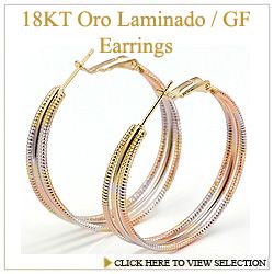 18KT Oro Laminado / 18KT Gold Filled Earrings